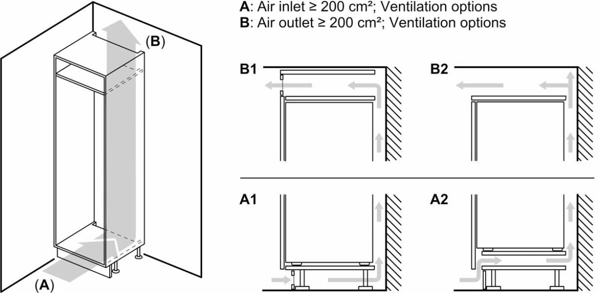 Neff KI2821SE0 N30 Einbaukühlschrank, Nischenhöhe 177,5 cm, 280 L, mit Gefrierfach, Schlepptürtechnik, Super Cooling, Vario Zone, Fresh Safe