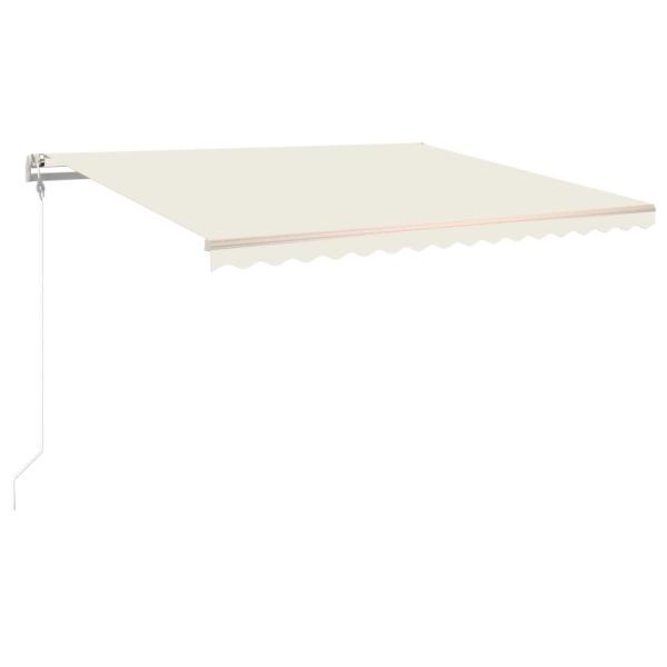 Markise Automatisch Einziehbar 450x350 cm Creme