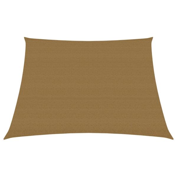 Sonnensegel 160 g/m² Taupe 4/5x3 m HDPE