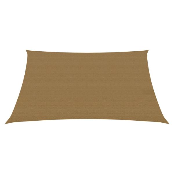 Sonnensegel 160 g/m² Taupe 4/5x3 m HDPE