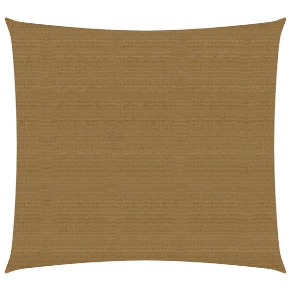 Sonnensegel 160 g/m² Taupe 6x6 m HDPE