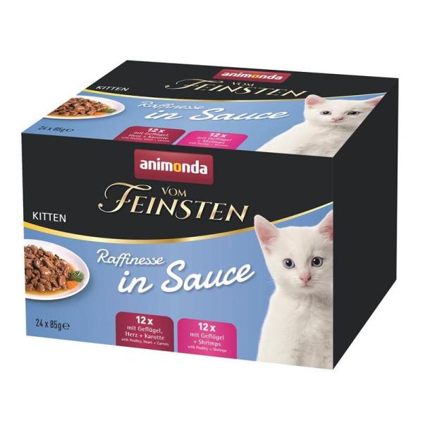 ARDEBO.de Animonda Cat vom Feinsten Kitten Raffinesse in Sauce 24 x 85g Mixpack 