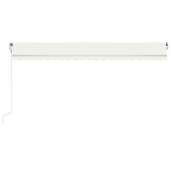 Markise Automatisch Einziehbar 500x350 cm Creme