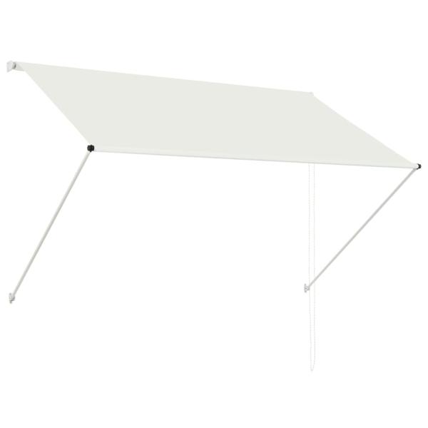 ARDEBO.de - Einziehbare Markise 200×150 cm Creme