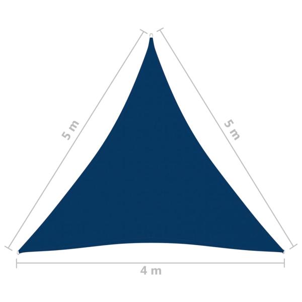 Sonnensegel Oxford-Gewebe Dreieckig 4x5x5 m Blau