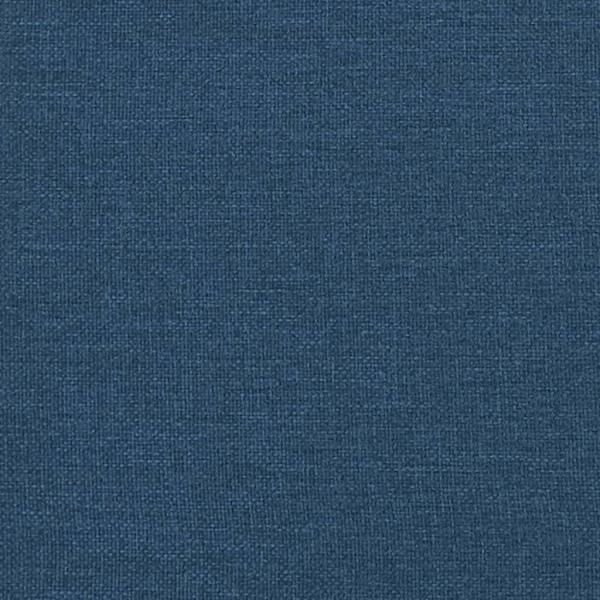 Sofa 2-Sitzer Blau Stoff