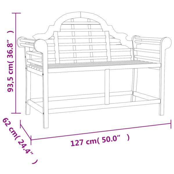 4-tlg. Garten-Lounge-Set Massivholz Teak