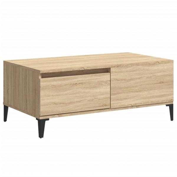 Couchtisch Sonoma-Eiche 90x50x36,5 cm Holzwerkstoff