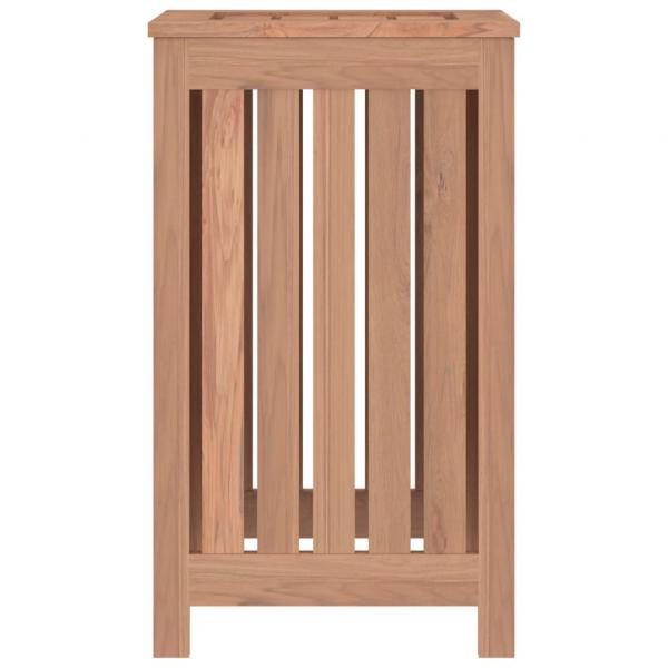 Wäschebehälter 35x25x60 cm Massivholz Teak