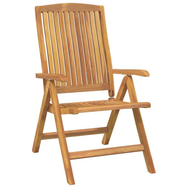 5-tlg. Garten-Lounge-Set Massivholz Teak 