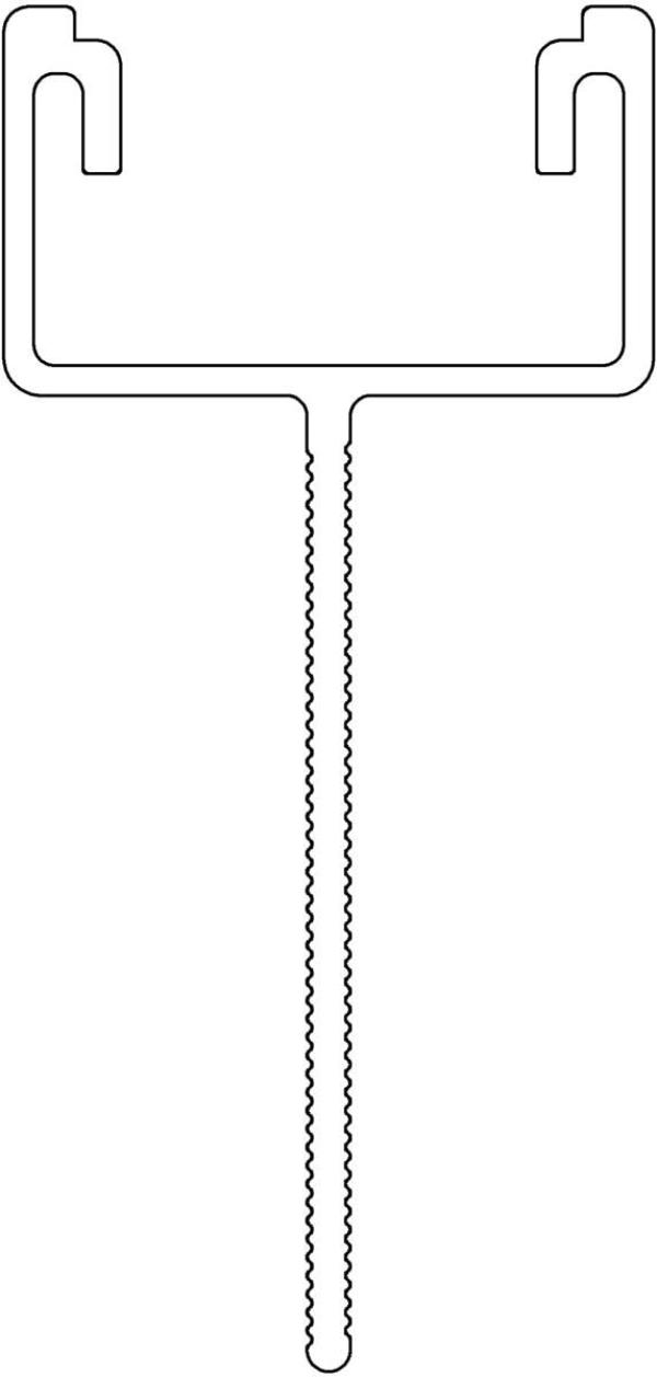 K2 Systems WallPV FacadeRail, Länge: 4,0 m, Aluminium, silber (2004310)