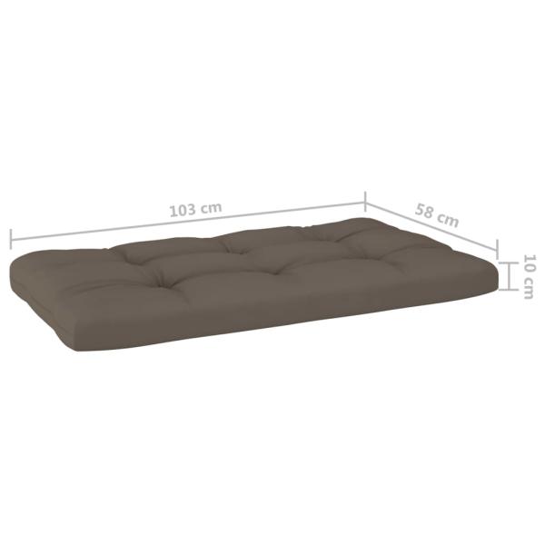 6-tlg. Paletten-Lounge-Set mit Kissen Imprägniertes Kiefernholz