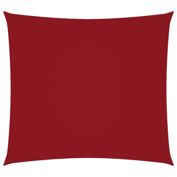 Sonnensegel Oxford-Gewebe Quadratisch 5x5 m Rot