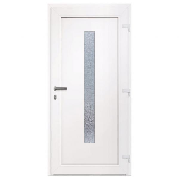 Haustür Anthrazit 98x208 cm PVC