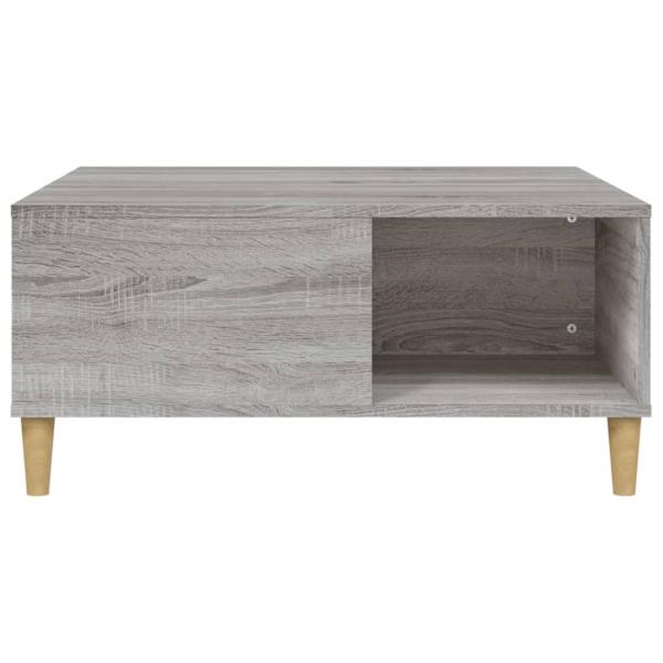 Couchtisch Grau Sonoma 80x80x36,5 cm Holzwerkstoff