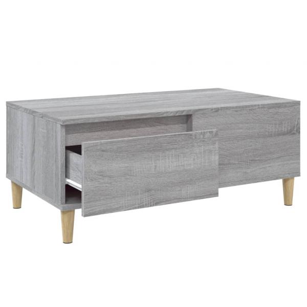 Couchtisch Grau Sonoma 90x50x36,5 cm Holzwerkstoff