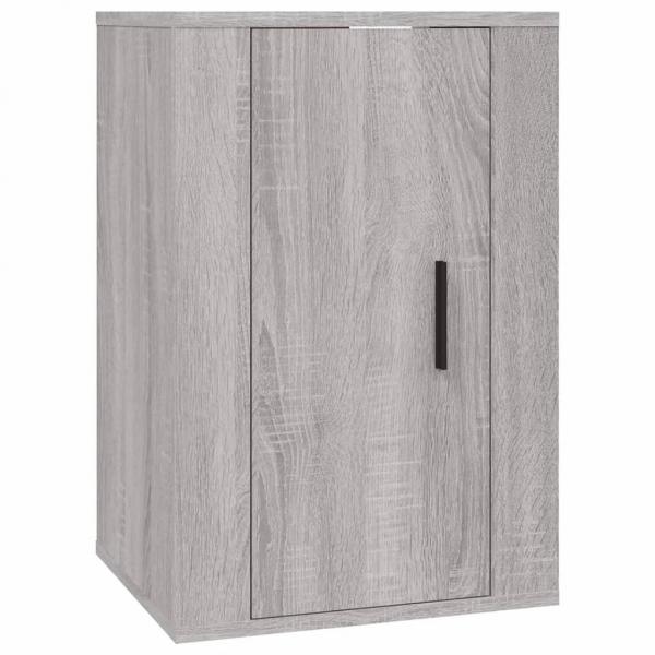 2-tlg. TV-Schrank-Set Grau Sonoma Holzwerkstoff