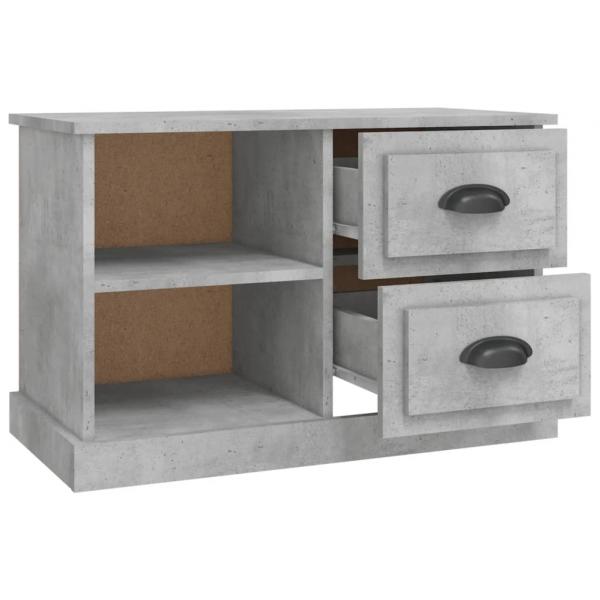 TV-Schrank Betongrau 73x35,5x47,5 cm Holzwerkstoff