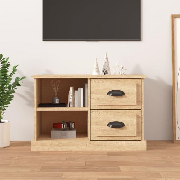 ARDEBO.de - TV-Schrank Sonoma-Eiche 73x35,5x47,5 cm Holzwerkstoff