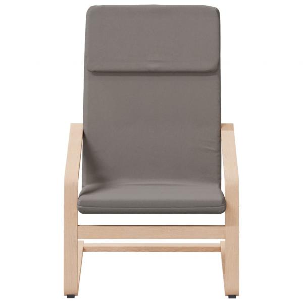 Relaxsessel Taupe Stoff