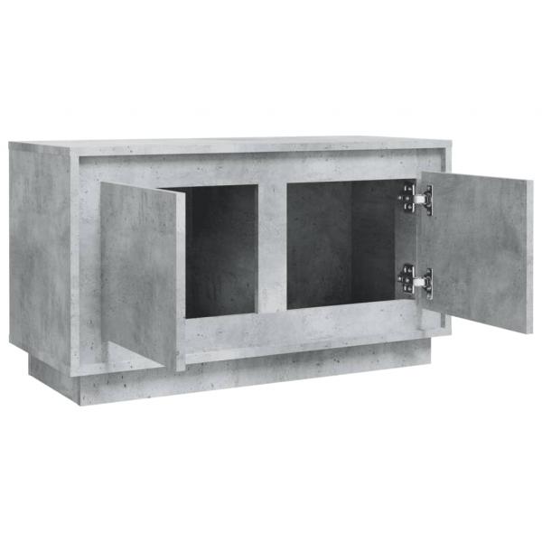 TV-Schrank Betongrau 80x35x45 cm Holzwerkstoff