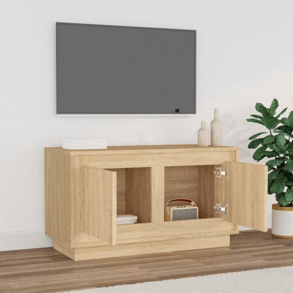 TV-Schrank Sonoma-Eiche 80x35x45 cm Holzwerkstoff