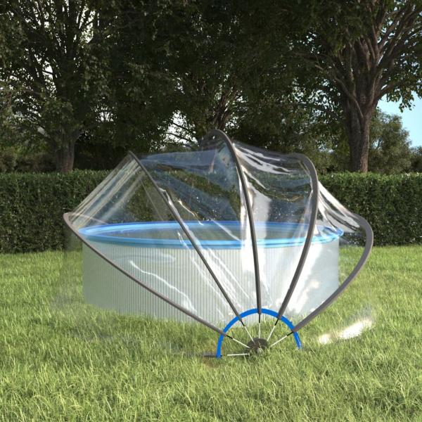 ARDEBO.de - Pool-Kuppel Rund 376x188 cm PVC