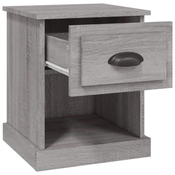 Nachttisch Grau Sonoma 39x39x47,5 cm Holzwerkstoff