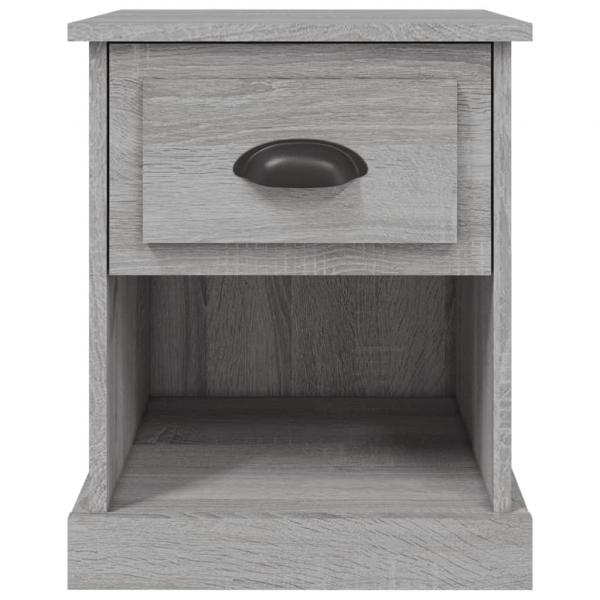 Nachttisch Grau Sonoma 39x39x47,5 cm Holzwerkstoff