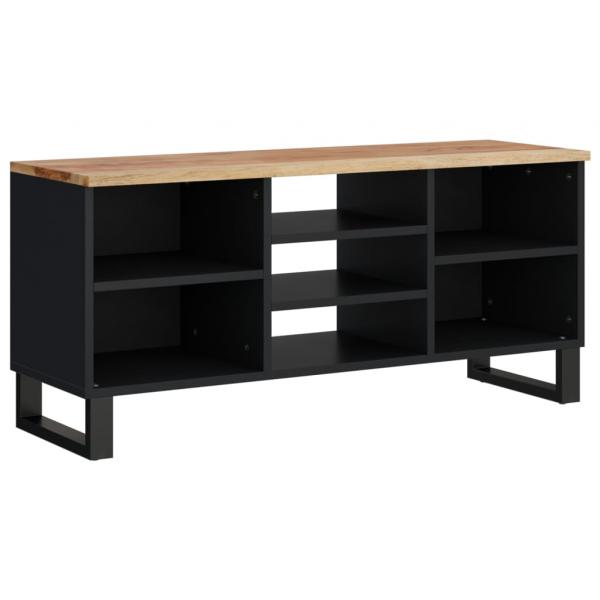 TV-Schrank 100x33x46 cm Massivholz Akazie & Holzwerkstoff