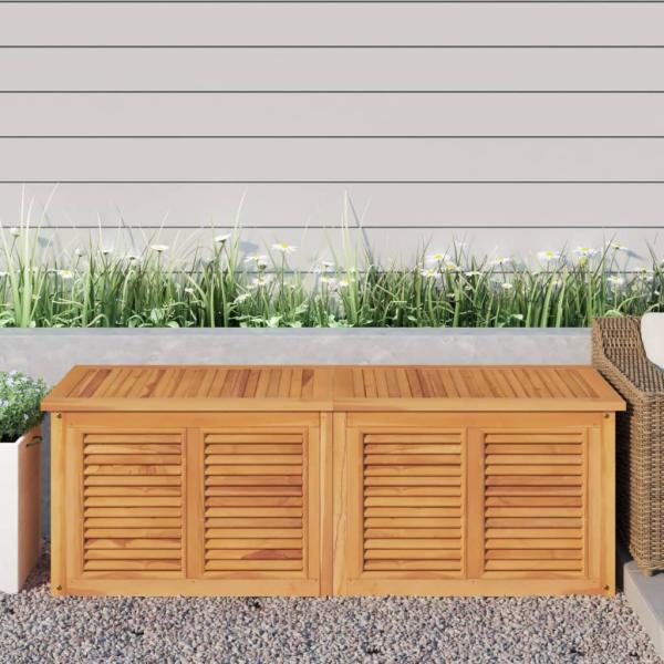 ARDEBO.de - Gartenbox mit Beutel 150x50x53 cm Massivholz Teak