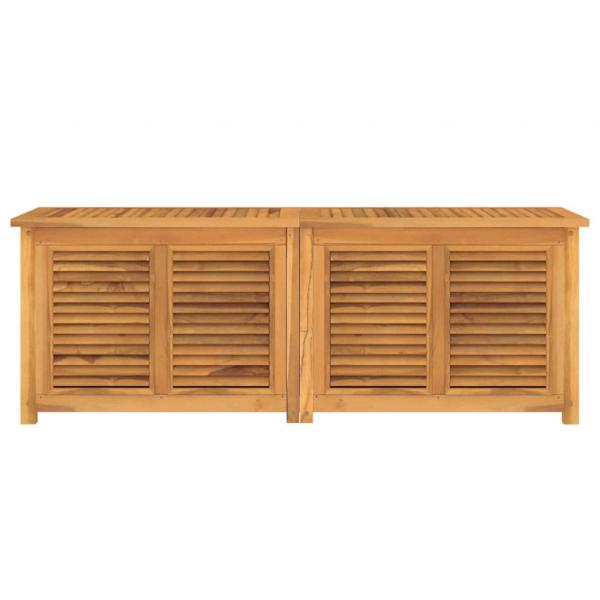 Gartenbox mit Beutel 150x50x53 cm Massivholz Teak