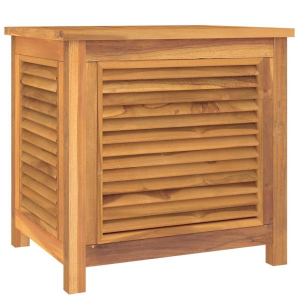 Gartenbox mit Beutel 60x50x58 cm Massivholz Teak