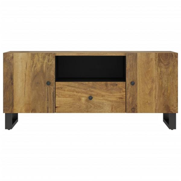 TV-Schrank 105x33,5x46 cm Massivholz Mango & Holzwerkstoff