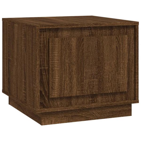 Couchtisch Braun Eichen-Optik 51x50x44 cm Holzwerkstoff