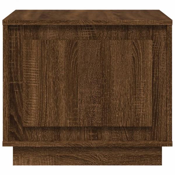 Couchtisch Braun Eichen-Optik 51x50x44 cm Holzwerkstoff