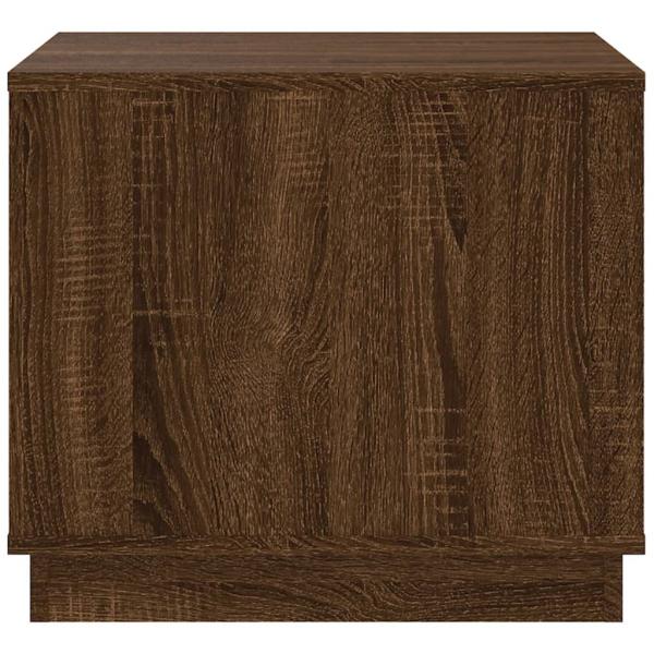 Couchtisch Braun Eichen-Optik 51x50x44 cm Holzwerkstoff