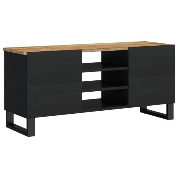 TV-Schrank 100x33x46 cm Massivholz Mango & Holzwerkstoff