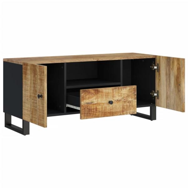 TV-Schrank 105x33,5x46 cm Massivholz Mango & Holzwerkstoff