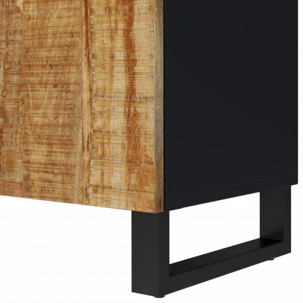 TV-Schrank 105x33,5x46 cm Massivholz Mango & Holzwerkstoff