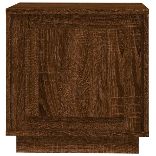 Nachttische 2 Stk. Braun Eichen-Optik 44x35x45 cm Holzwerkstoff