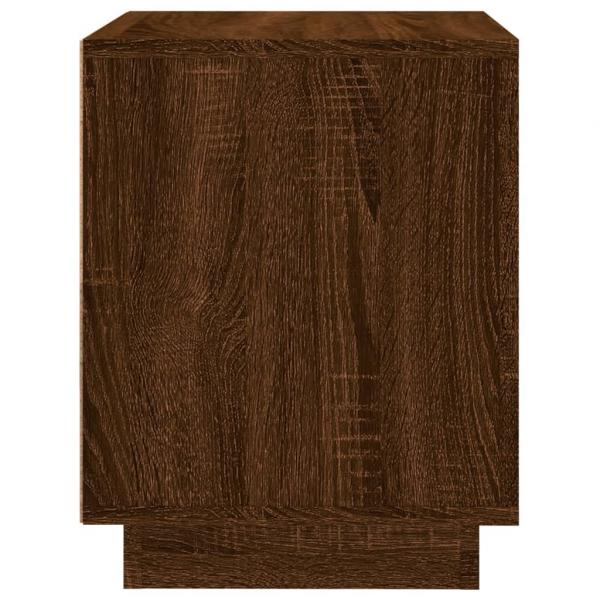 Nachttische 2 Stk. Braun Eichen-Optik 44x35x45 cm Holzwerkstoff