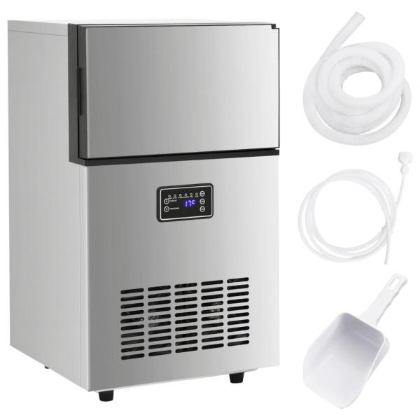 ARDEBO.de - Eiswürfelmaschine Silbern 45 kg / 24 h