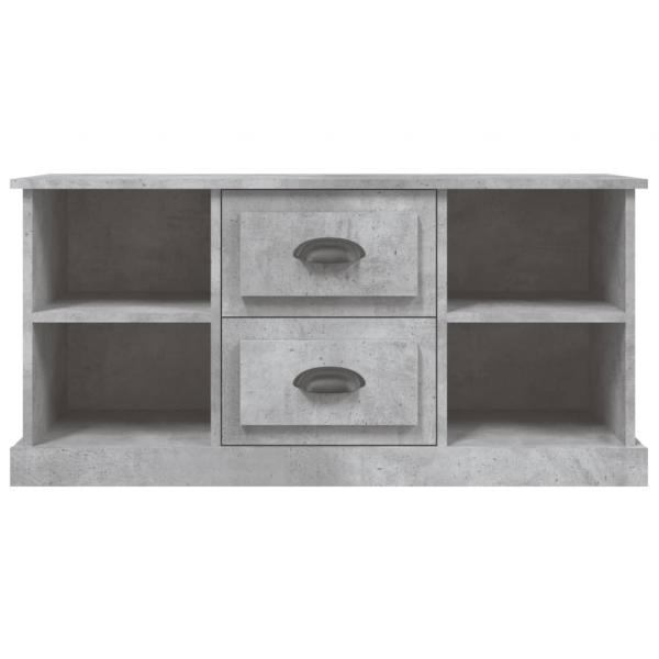 TV-Schrank Betongrau 99,5x35,5x48 cm Holzwerkstoff