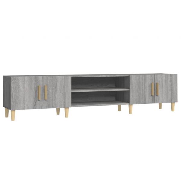 TV-Schrank Grau Sonoma 180x31,5x40 cm Holzwerkstoff