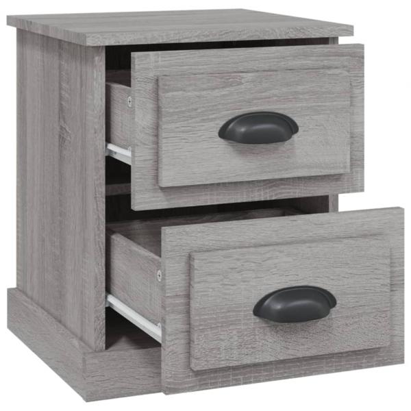 Nachttisch Grau Sonoma 39x39x47,5 cm Holzwerkstoff