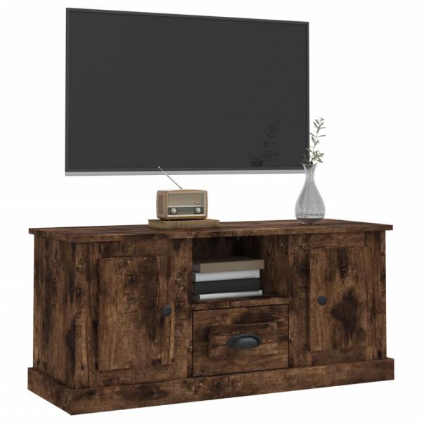 TV-Schrank Räuchereiche 100x35,5x45 cm Holzwerkstoff