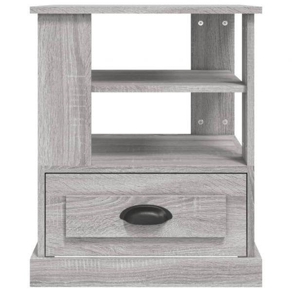 Beistelltisch Grau Sonoma 50x50x60 cm Holzwerkstoff