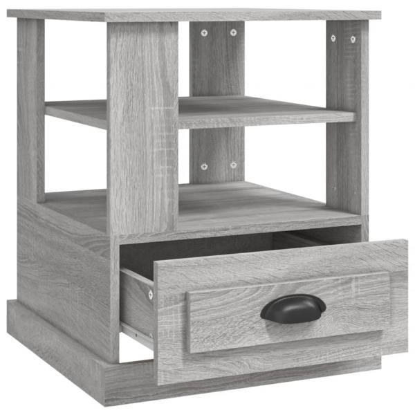 Beistelltisch Grau Sonoma 50x50x60 cm Holzwerkstoff