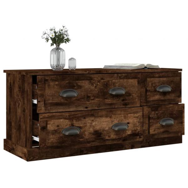 TV-Schrank Räuchereiche 100x35,5x45 cm Holzwerkstoff